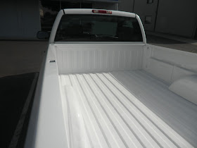 Salvaged bed on Chevy Silverado Pickup at Almost Everything Auto Body