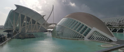 La Ciudad de las Artes y las Ciencias de Valencia.