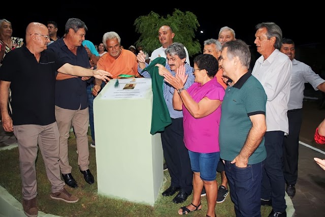 PREFEITO GILVANDRO ESTRELA ENTREGA REVITALIZAÇÃO DA PRAÇA DO SÍTIO MUQUÉM, EM BJ