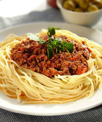 Spaghetti bolognese składniki