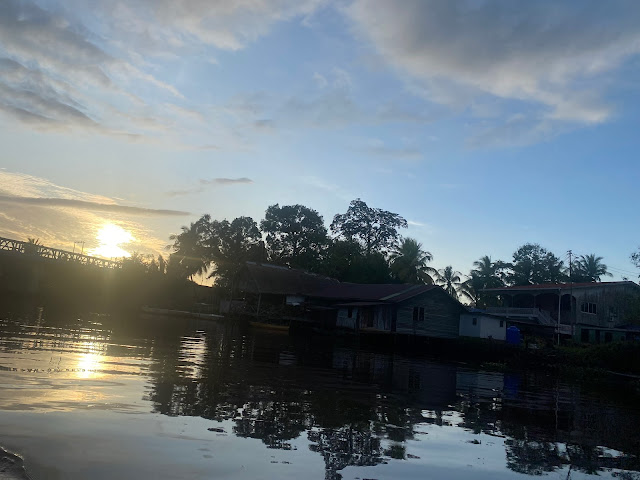 Klias River sunset