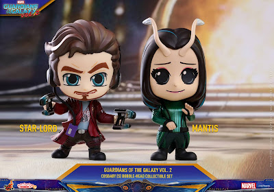 Marvel’s Guardians of the Galaxy Vol. 2 Cosbaby Series 2 Mini Figures by Hot Toys - Star-Lord & Mantis