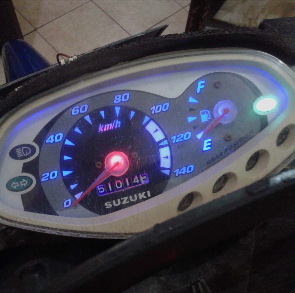 My Blue Bella Membuat Speedometer Smash Model Indiglow
