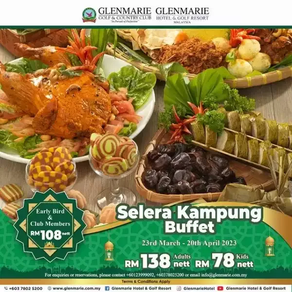 Gambar harga buffet ramadhan di Glenmarie Hotel and Golf Resort pada tahun 2023