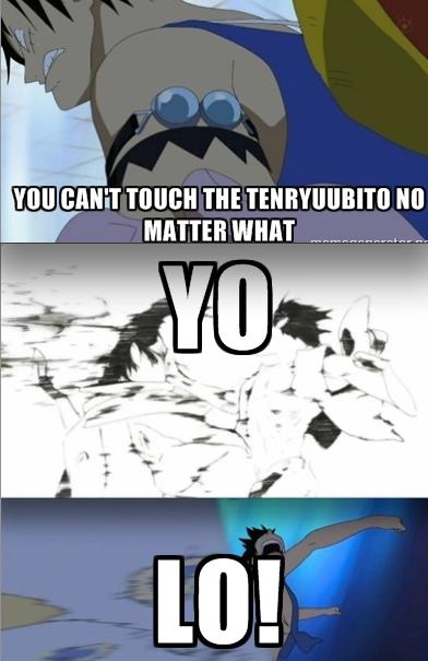 dont touch the Tenryuubito