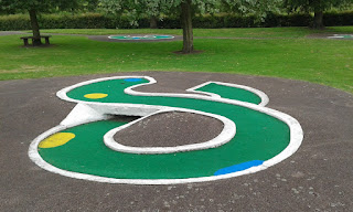 Crazy Golf at Gadebridge Park in Hemel Hempstead