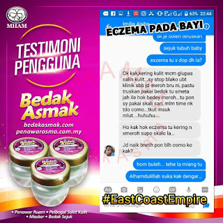 Testimoni Pengguna Bedak Asmak