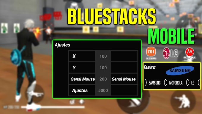 BLUESTACKS 4 MOBILE PARA TODOS CELULARES AUMENTA SUA SENSIBILIDADE X & Y ! ( anti ban ) FREE FIRE 