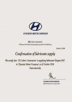 Image for Global Certificate Hyundai motor company