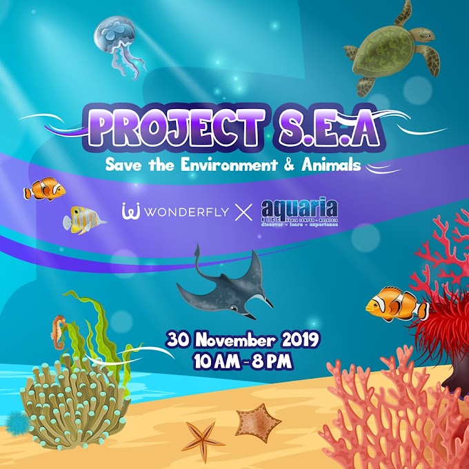 Project S.E.A Wonderfly X Aquaria KLCC Menyeronokan & Penuh Teladan 