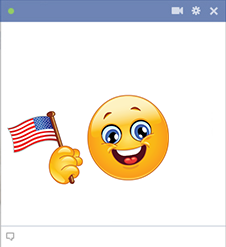 American patriot smiley