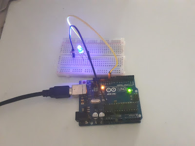 PWM controlled LED using Matlab Arduino