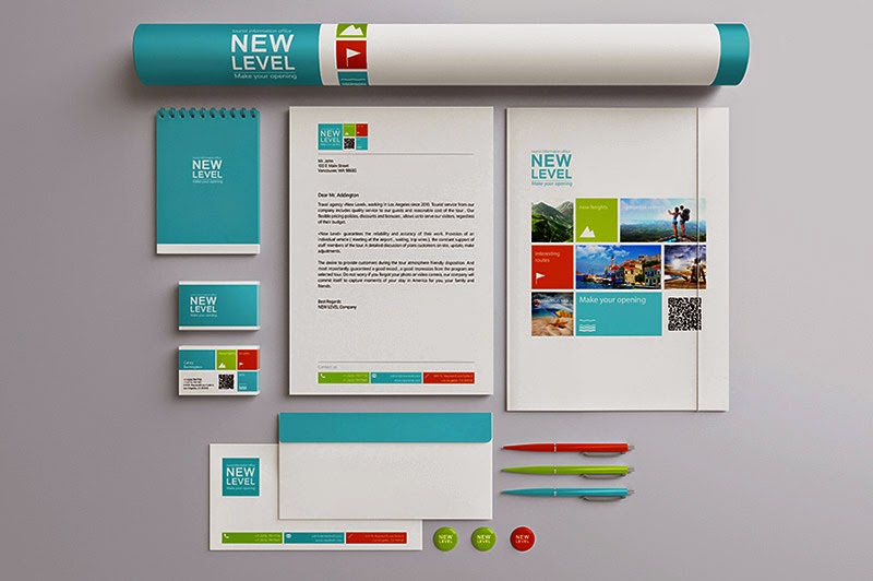 Stationery Presentation Mock Up PSD Template