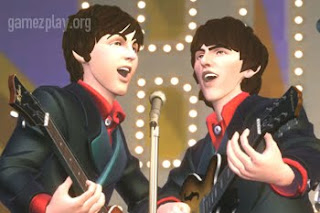 paul mccarney and ringo starr singing in rock band