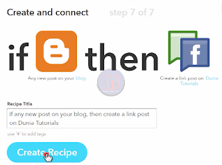 Auto Share Postingan Blog ke Facebook menggunakan IFTTT #12