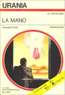La copertina di La mano - Urania 649