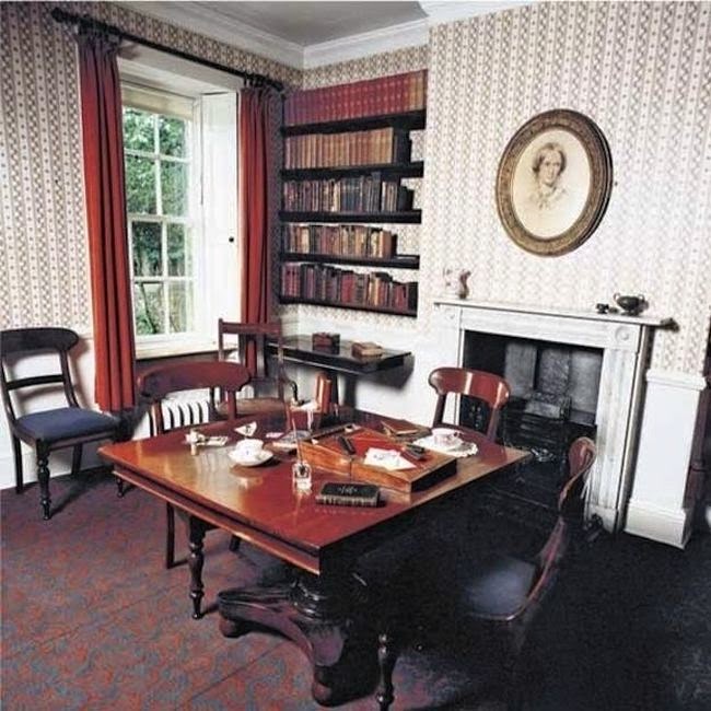 Workspaces Of The Greatest Artists Of The World (38 Pictures) - Charlotte Bronte, novelist and poet