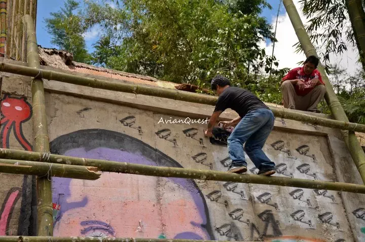 Tamawan Village Making of a Graffitti Mural Baguio City Philippines 66