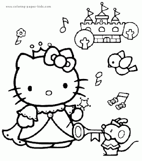 Coloring Hello Kitty