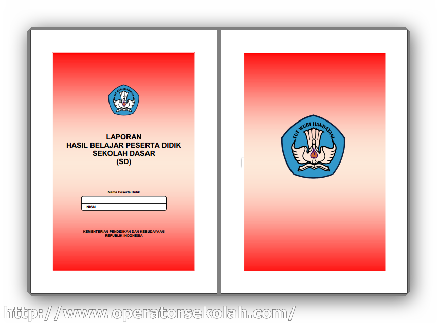 Download Contoh Rapor \/ Raport SD, SMP dan SMA Kurikulum 2013 Lengkap  Operator Sekolah