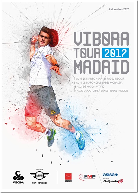 Se presenta el VIBORA Pádel Tour 2017 Madrid amparado por la FMP.