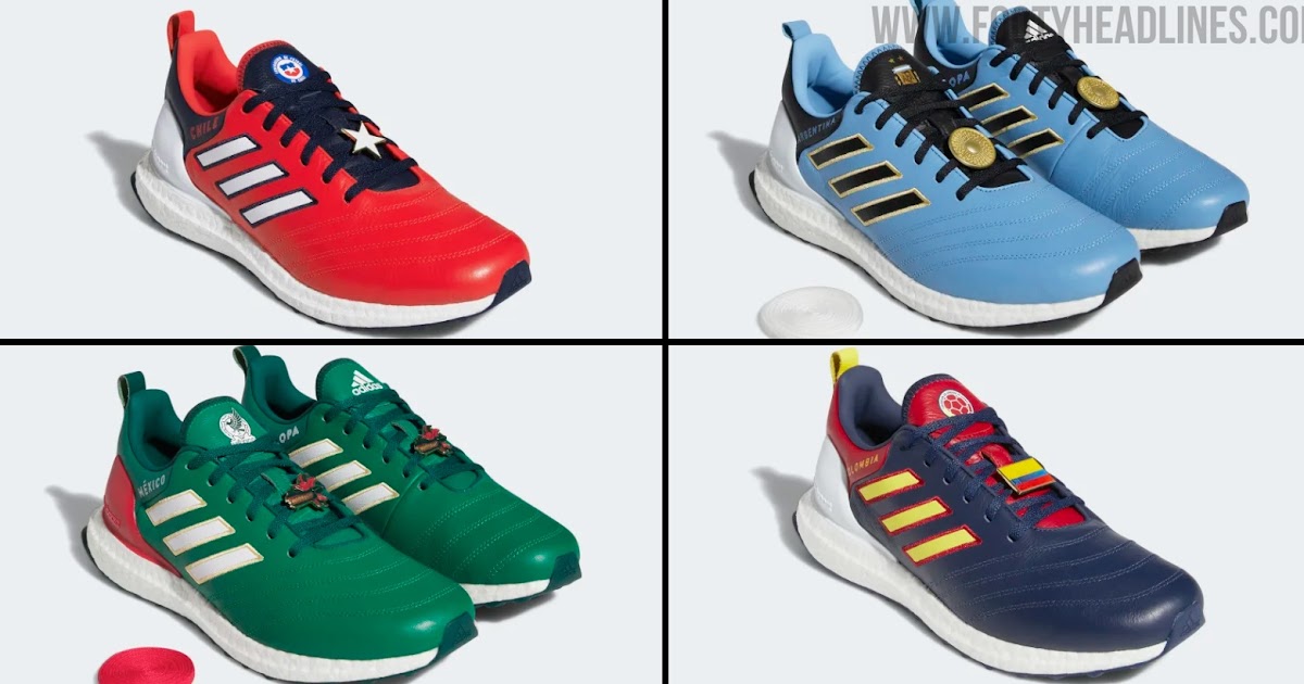Argentina, Chile, Colombia Mexico Adidas Ultraboost DNA x Copa Trainers Released - Footy Headlines