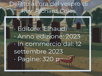 Recensione Delitto all'ora del vespro del Rev. Richard Coles