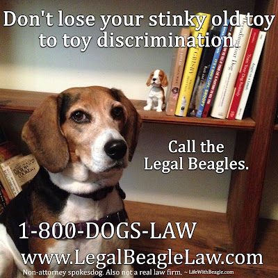 Call the Legal Beagles if you need help.* Not actual attorneys.