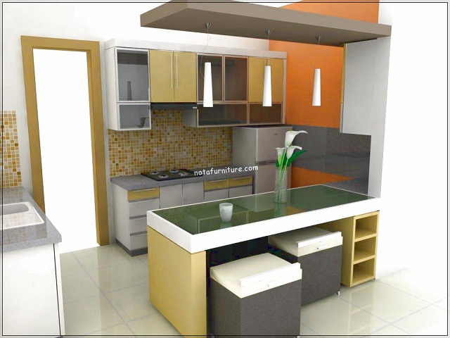  Dapur Rumah Minimalis Menyatu dengan Ruang Keluarga yang 