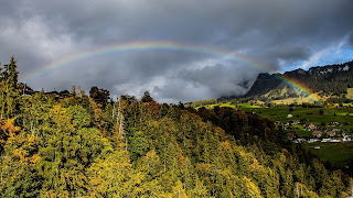 Regenbogen über dem Sigriswiler Rothorn