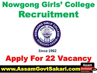 Nowgong Girls’ College Recruitment 2020 