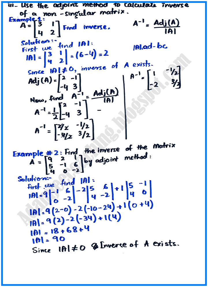 matrices-and-determinants-exercise-19-2-mathematics-10th