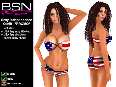 BSN Sexy Independence Outfit Promo