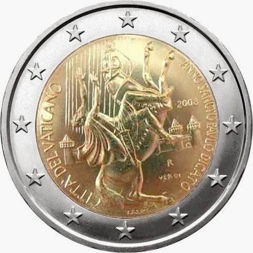  2 euro Vatican City 2008, Year of St. Paul