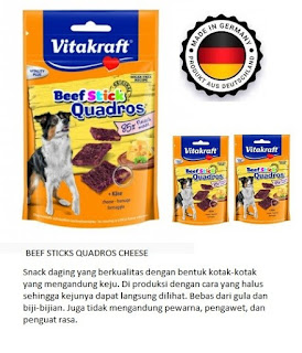 Makanan Anjing yang mengandung Keju