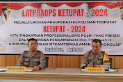 Polres Toraja Utara Bersiap Amankan Idul Fitri dengan Latihan Operasi Ketupat 2024