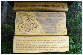 tablica informacyjna - Wodogrzmoty Mickiewicza