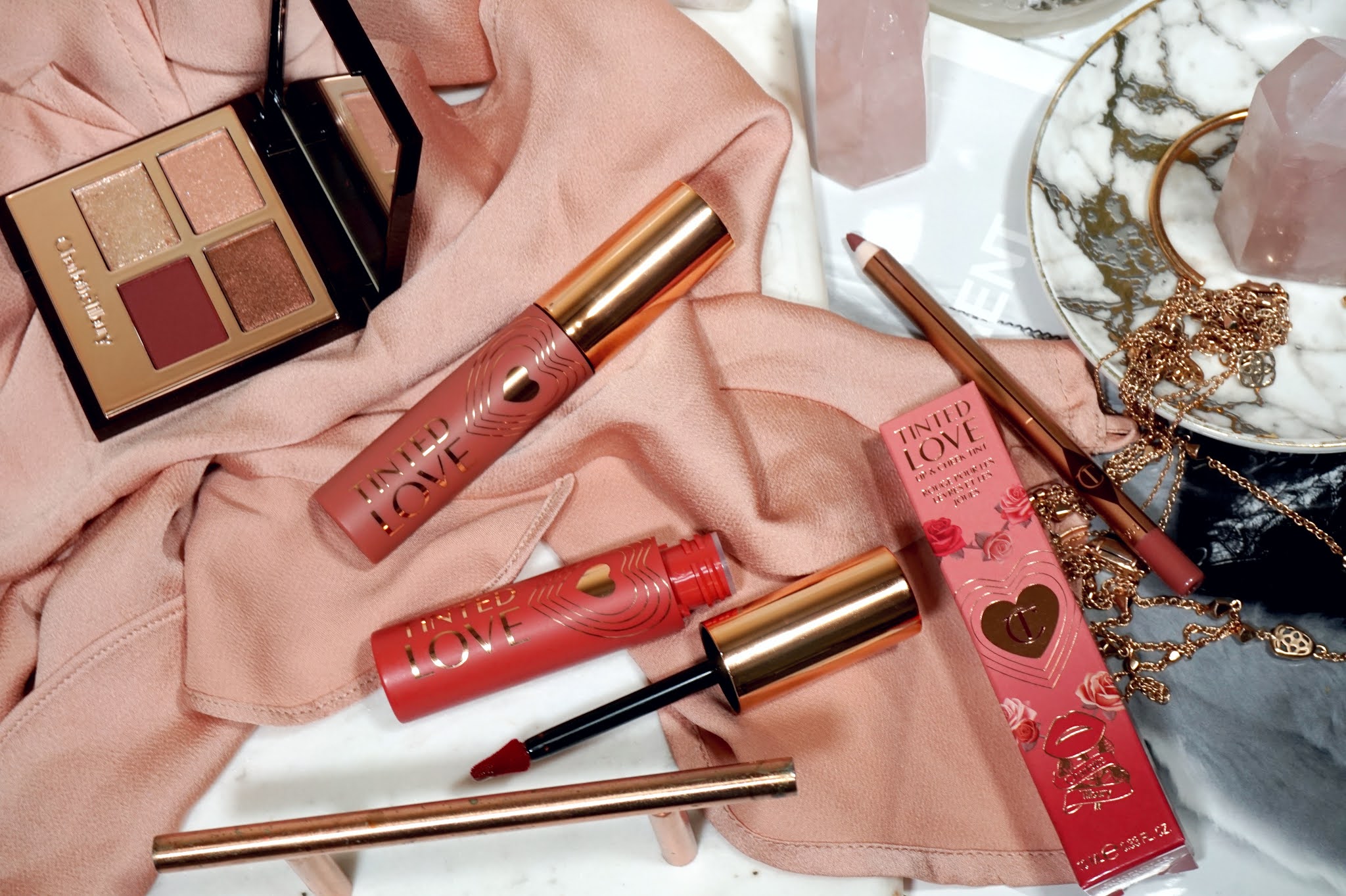 Charlotte Tilbury Tinted Love Lip & Cheek Tint Review and Swatches