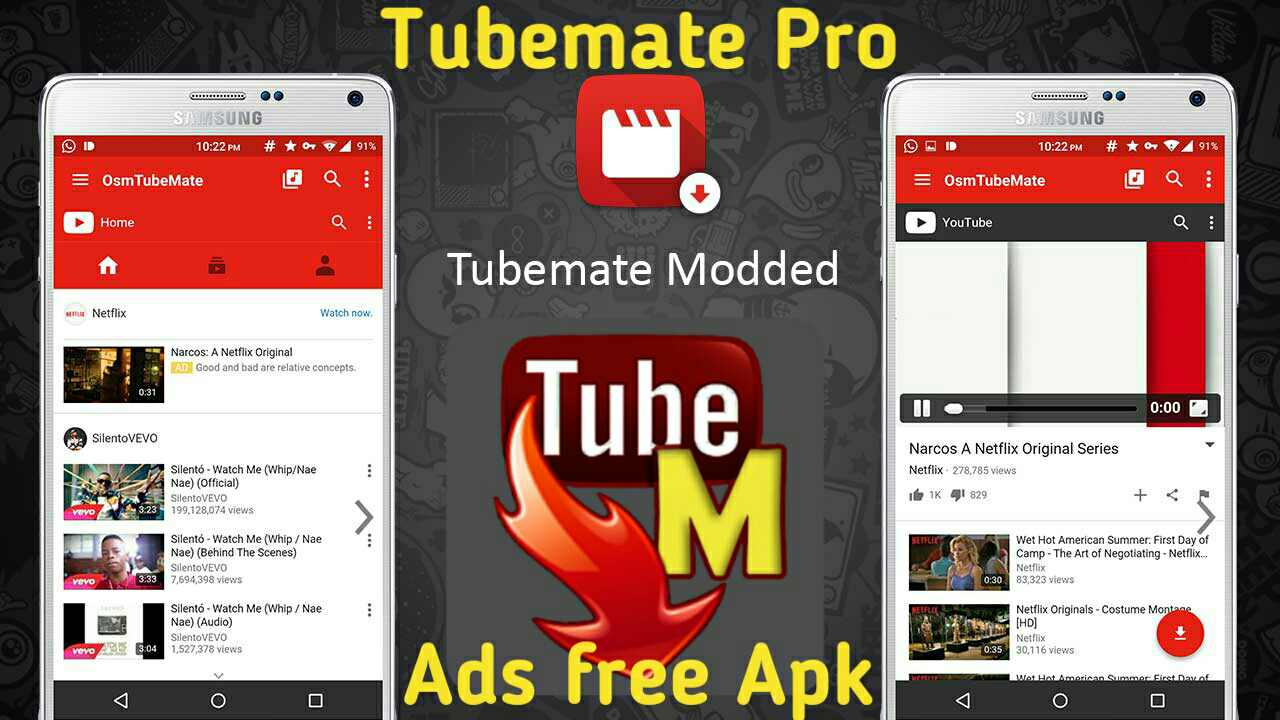 Tubemate app Ads free apk download videos from youtube ...