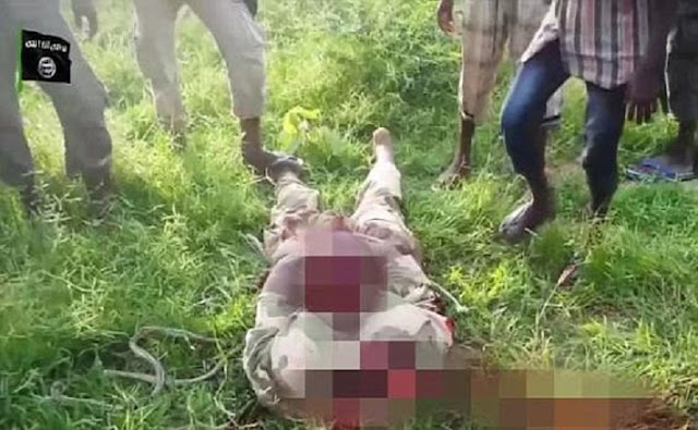 Boko haram behead soldier
