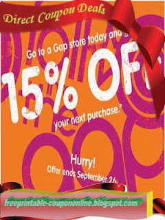 Free Printable Gap Coupons