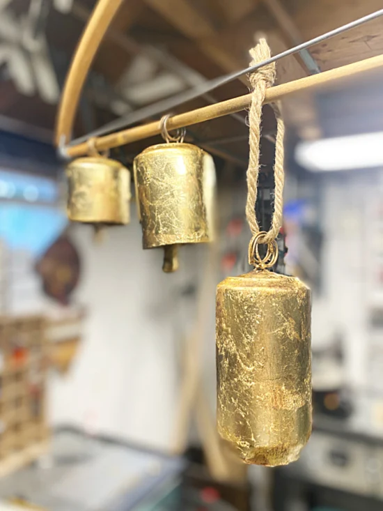3 hanging bells