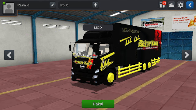 Download Mod BUSSID Truck Mobil Bus JB3 Motor Keren 