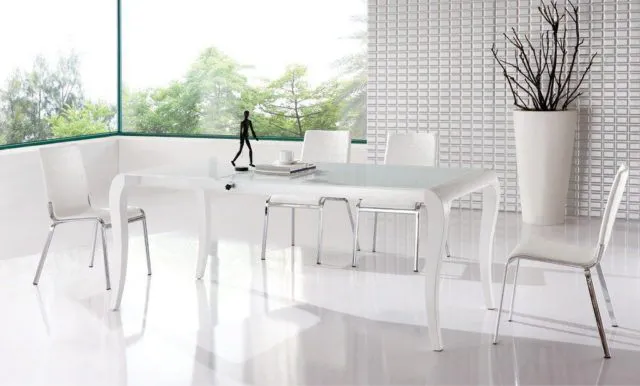 Comedor Moderno Blanco