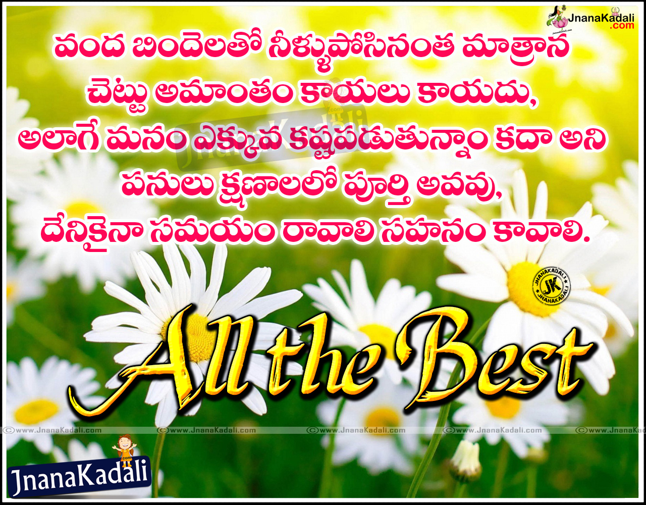 All the Best Life Success Sayings for brother Goal Winning Motivational Sayings in Telugu