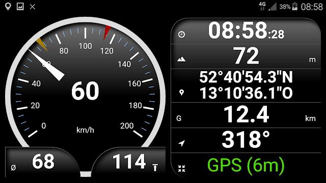 Screenshot Easy Speedometer Pro