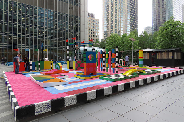 Mini Golf by Craig and Karl, Montgomery Square, Canary Wharf, London