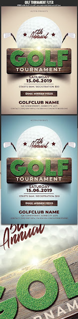  Golf Tournament Flyer Template