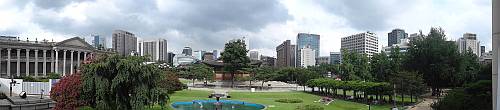 Deoksugung from the front of National Museum of Art