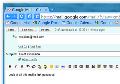 Mailto Compose Window